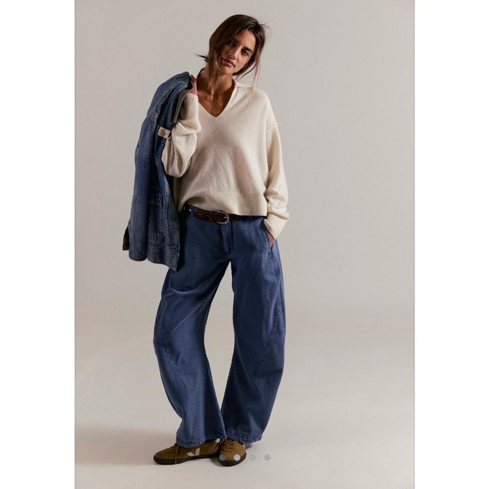 Free People Spotlight Washed Chino Trousers